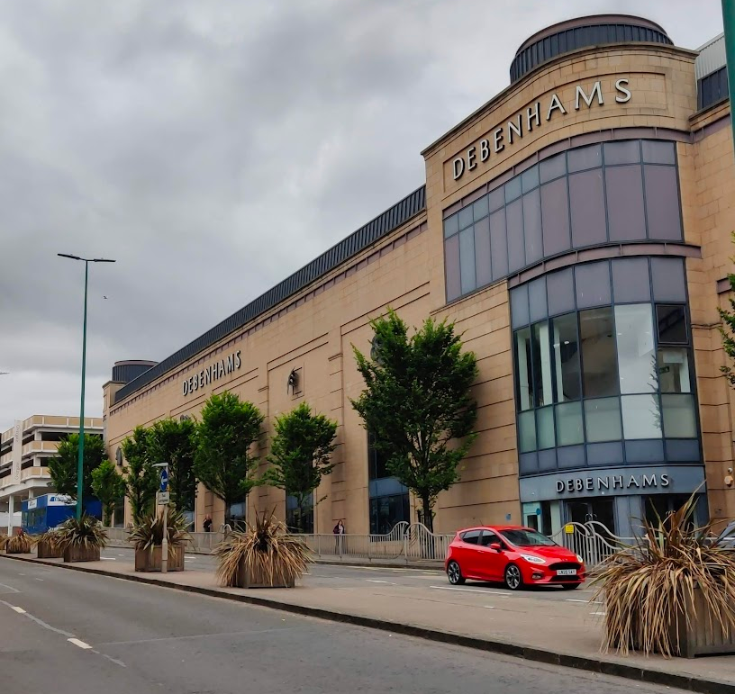 EG 14 Debenhams stores remain empty in Scotland as high streets struggle to fill the void